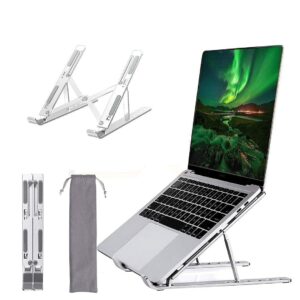 Dyazo 6-Angles Adjustable Aluminum Ergonomic Laptop Stand: The Ultimate Companion for Comfort and Productivity